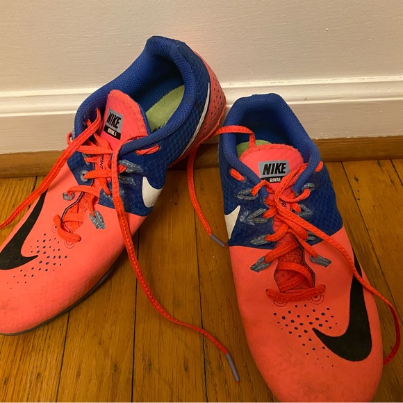 Nike Rival S Womens Racing Shoes Neon Pink low lace up, Size 9.5 - Picture 7 of 14